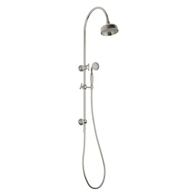 Cromford Twin Shower 4Star In Brushed Nickel By Phoenix