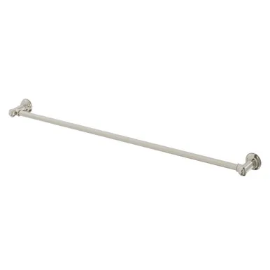 Cromford Towel Rail Single 800mm In Brushed Nickel By Phoenix