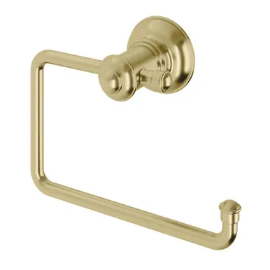 Cromford Toilet Roll Holder Brushed In Gold By Phoenix