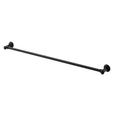 Cromford Towel Rail Single 800mm In Matte Black By Phoenix