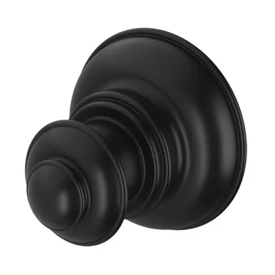 Cromford Robe Hook In Matte Black By Phoenix