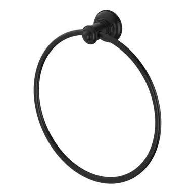 Cromford Hand Towel Holder In Matte Black By Phoenix