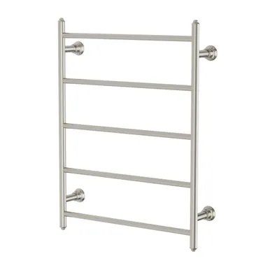 Cromford Heated Towel Ladder 550mm X 750mm In Brushed Nickel By Phoenix