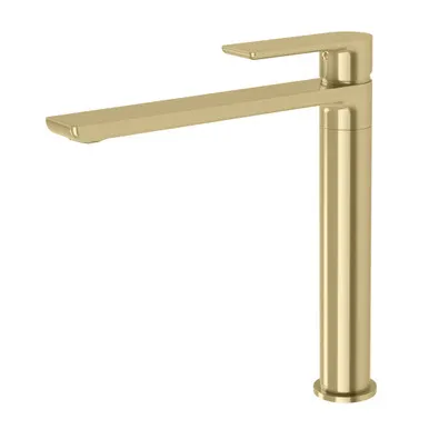 Gloss Mkii Sink Mixer 5Star Brushed In Gold By Phoenix