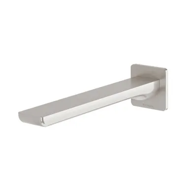 Gloss Mkii Wall Bath Outlet 200mm In Brushed Nickel By Phoenix