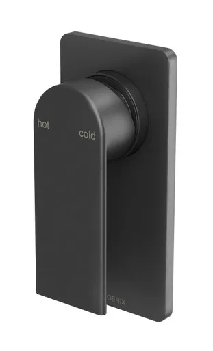 Teel Switchmix Wall Bath Or Shower Mixer Fit-Off Kit In Matte Black By Phoenix