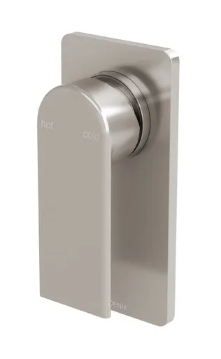Teel Switchmix Wall Bath Or Shower Mixer Fit-Off Kit In Brushed Nickel By Phoenix