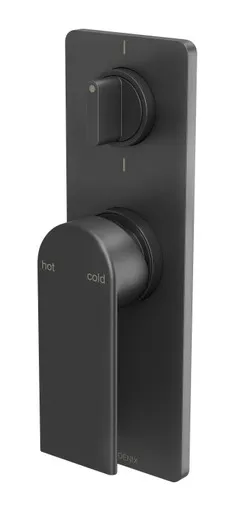 Teel Switchmix Bath & Shower Diverter Mixer Fit-Off Kit In Matte Black By Phoenix