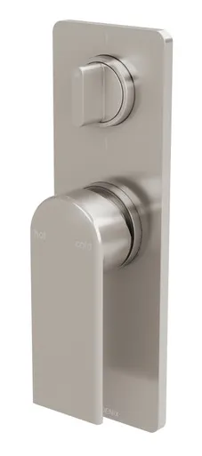 Teel Switchmix Bath & Shower Diverter Mixer Fit-Off Kit In Brushed Nickel By Phoenix