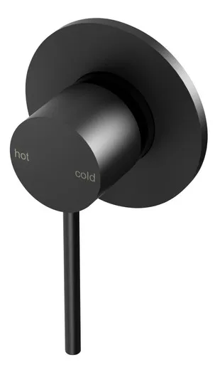 Vivid Slimline Switchmix Wall Bath Or Shower Wall Mixer Fit-Off Kit In Matte Black By Phoenix