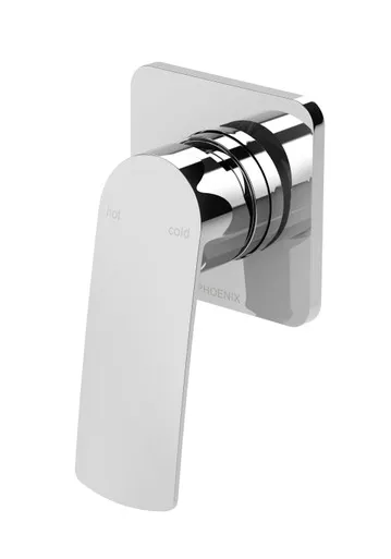 Mekko Switchmix Wall Bath Or Shower Mixer Fit-Off Kit Chrome In Chrome Finish By Phoenix