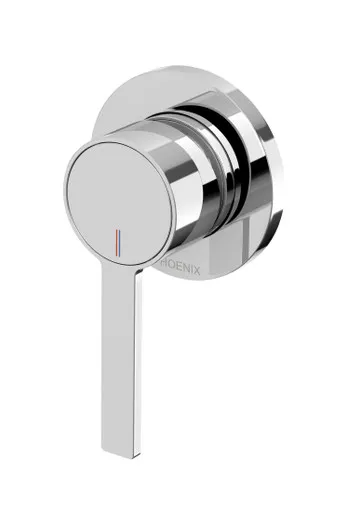 Lexi Mkii Switchmix Wall Bath Or Shower Fit-Off Kit Chrome In Chrome Finish By Phoenix