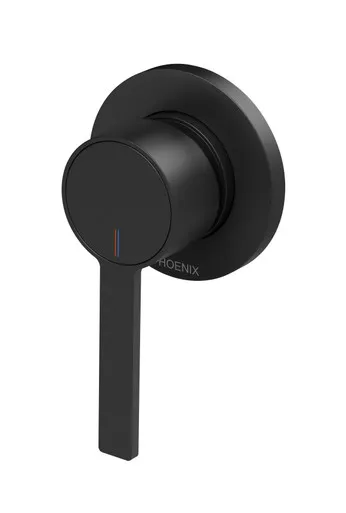 Lexi Mkii Switchmix Wall Bath Or Shower Fit-Off Kit In Matte Black By Phoenix