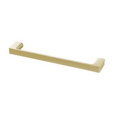 Gloss Hand Towel Rail Brushed In Gold By Phoenix
