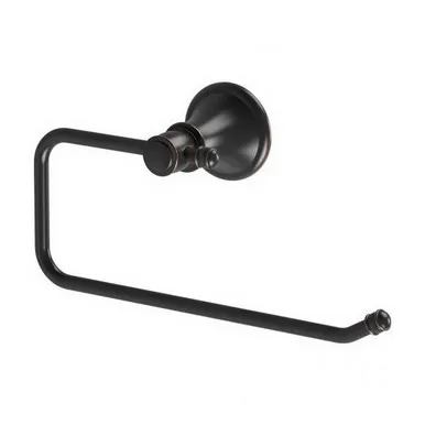 Nostalgia Hand Towel Holder Antique | Made From Brass In Black By Phoenix