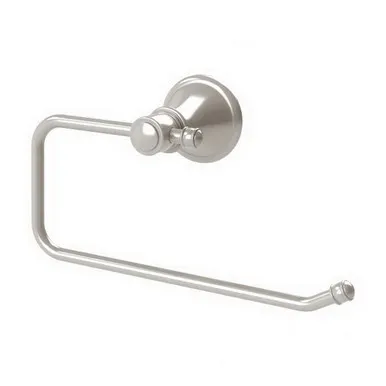 Nostalgia Hand Towel Holder | Made From Brass In Brushed Nickel By Phoenix