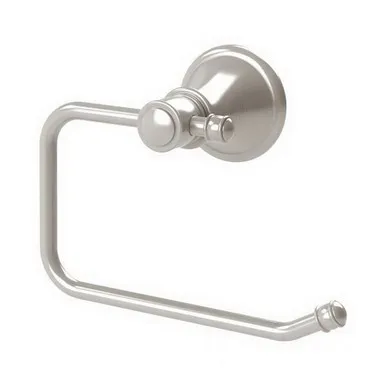 Nostalgia Toilet Roll Holder | Made From Brass In Brushed Nickel By Phoenix