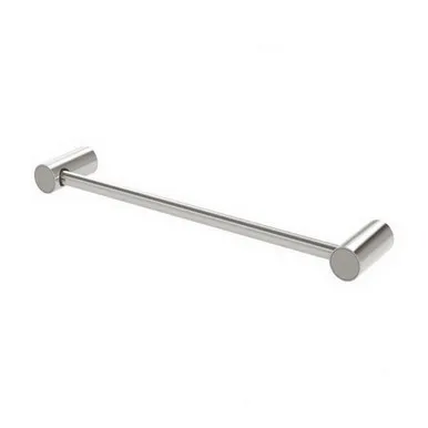 Vivid Slimline Hand Towel Rail 350mm In Brushed Nickel By Phoenix