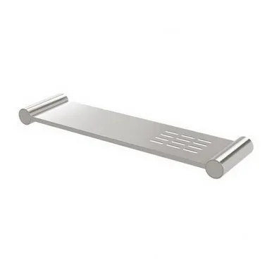 Vivid Slimline Shelf | Made From Metal In Brushed Nickel By Phoenix
