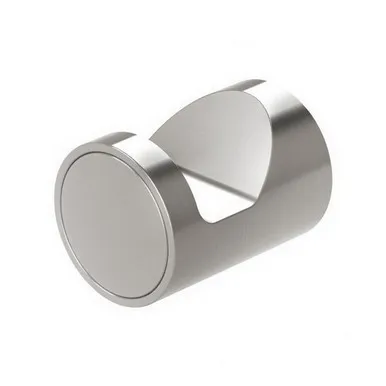 Vivid Slimline Robe Hook In Brushed Nickel By Phoenix