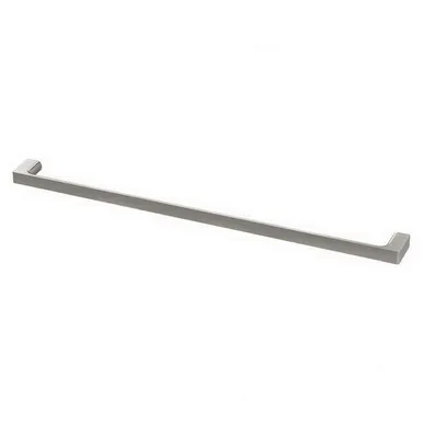 Gloss Towel Rail Single 800mm In Brushed Nickel By Phoenix