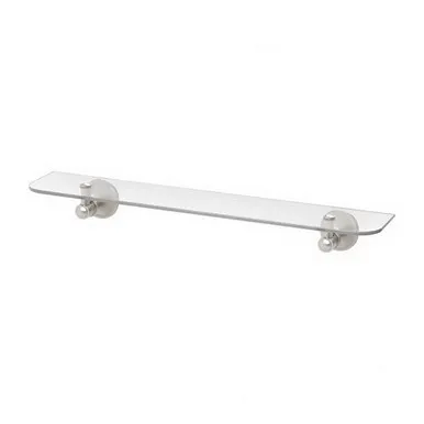 Nostalgia Shelf | Made From Glass In Brushed Nickel By Phoenix