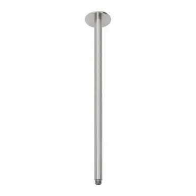 Vivid Ceiling Shower Arm Round 450mm | Made From Brass In Brushed Nickel By Phoenix