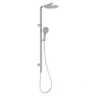 Nx Quil Twin Shower 3Star | Made From Brass In Brushed Nickel By Phoenix
