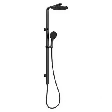Nx Quil Twin Shower 3Star | Made From Brass In Matte Black By Phoenix