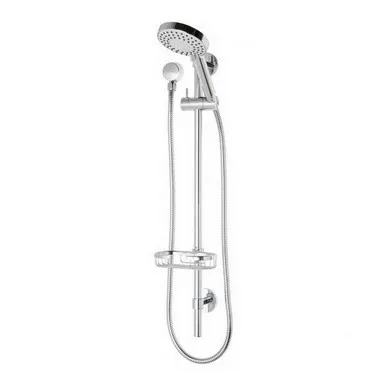 Vivid Premium Hand Shower On Rail 5Star | Made From Brass/Metal In Chrome Finish By Phoenix