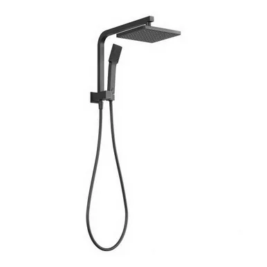 Lexi Compact Twin Shower 3Star In Matte Black By Phoenix