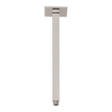 Lexi Ceiling Shower Arm 300mm | Made From Brass In Brushed Nickel By Phoenix
