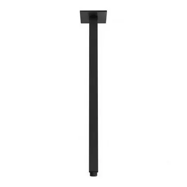Lexi Ceiling Shower Arm 450mm | Made From Brass In Matte Black By Phoenix