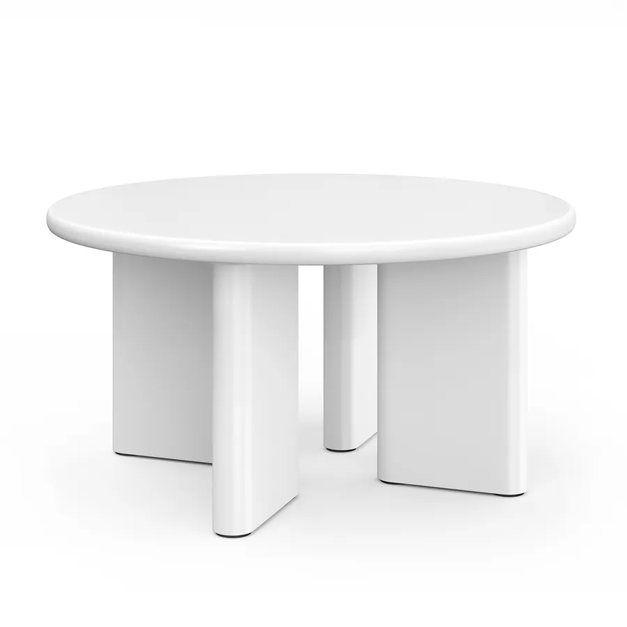 Omni Chunky Coffee Round Table, Matte