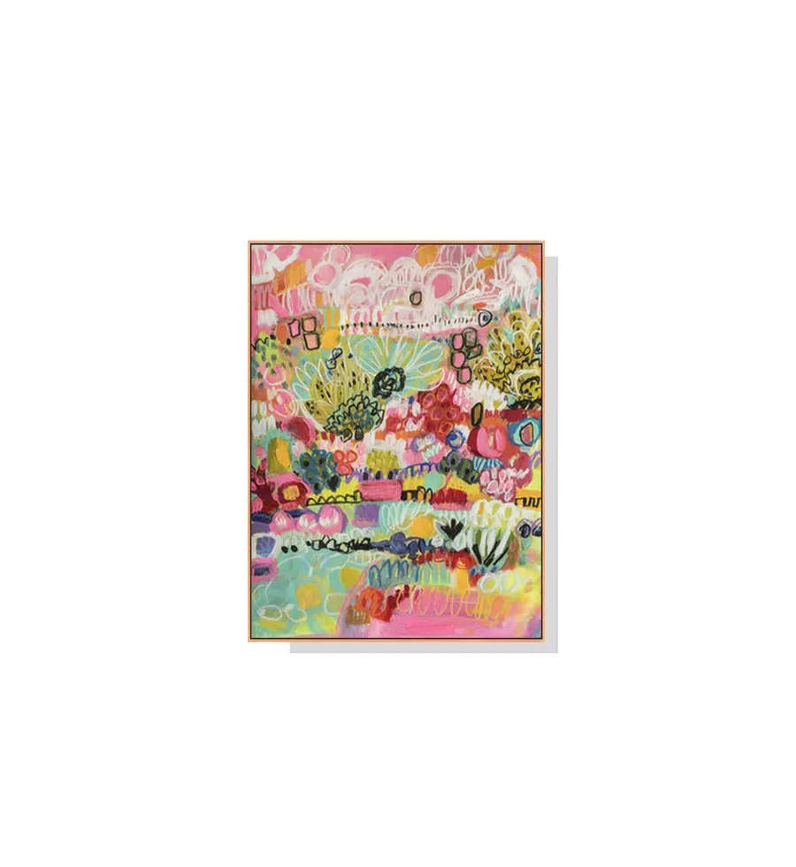 Colourful Summer A Wall Art Canvas 4 sizes available 70cm x 50cm