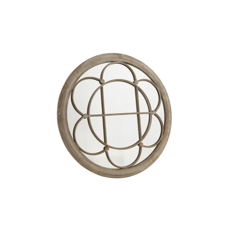 Savannah Round Garden Mirror 90cm