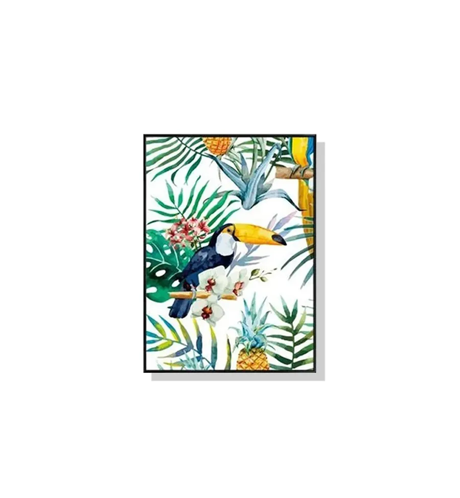 Toucan Tropical Rainforest Wall Art Canvas 4 sizes available 70cm x 50cm