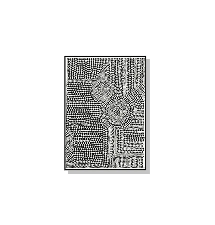 Clustered Dots A White Wall Art Canvas 4 sizes available 70cm x 50cm