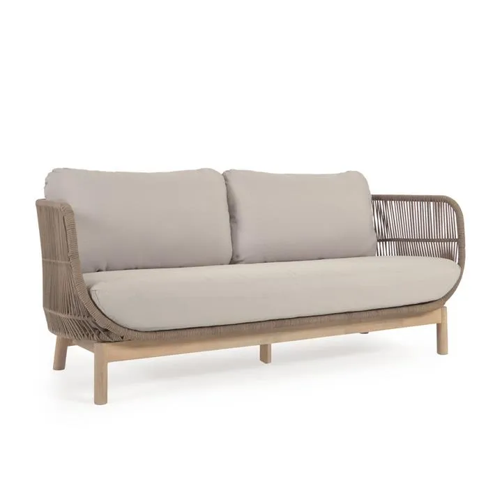 Talina 3 Seater Outdoor Sofa - Beige by Interior Secrets - AfterPay Available
