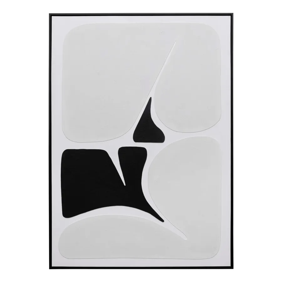 Tonal Movement 1 Box Framed Canvas in 103 x 143cm