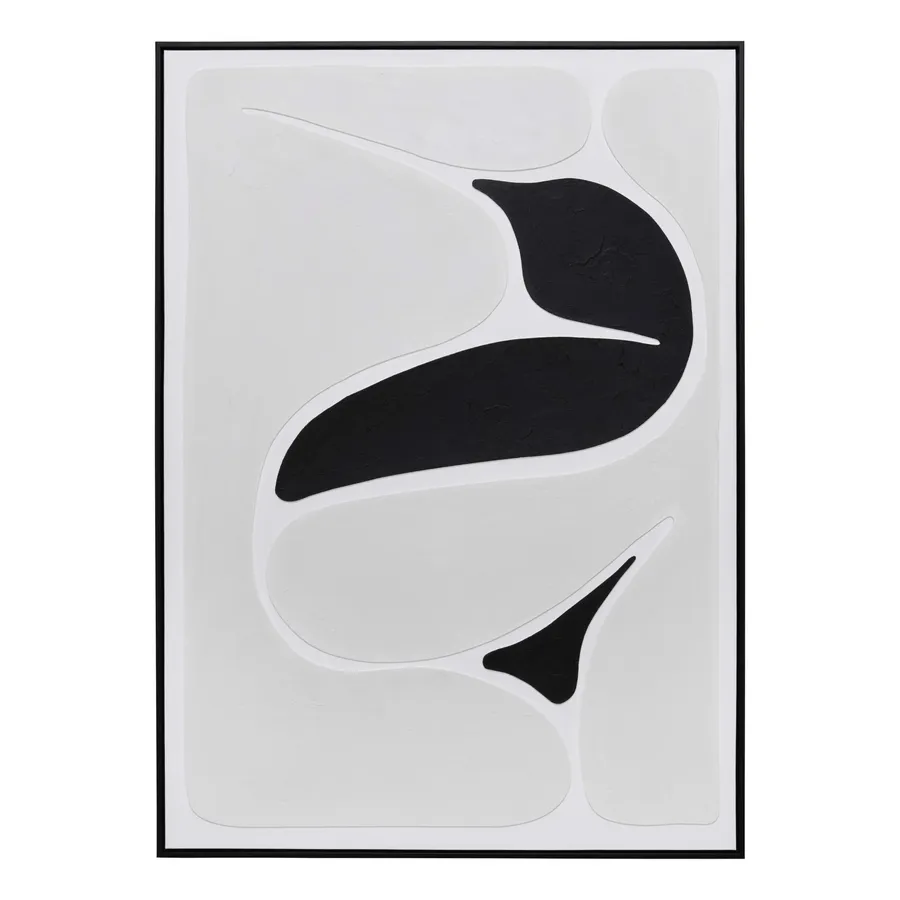 Tonal Movement 2 Box Framed Canvas in 103 x 143cm