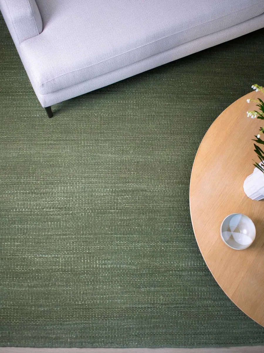 Yarra Rug in Moss