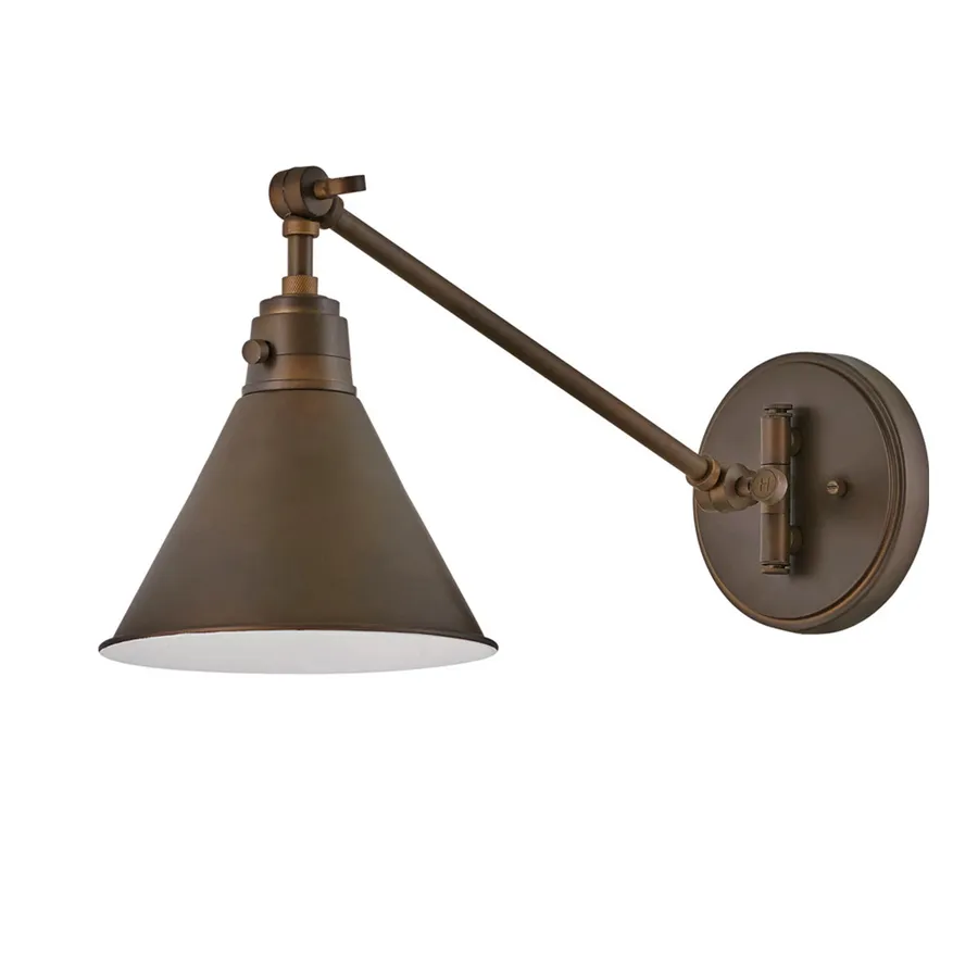 Hinkley Vintage Small Swing Adjustable Wall Sconce (E27) Olde Bronze