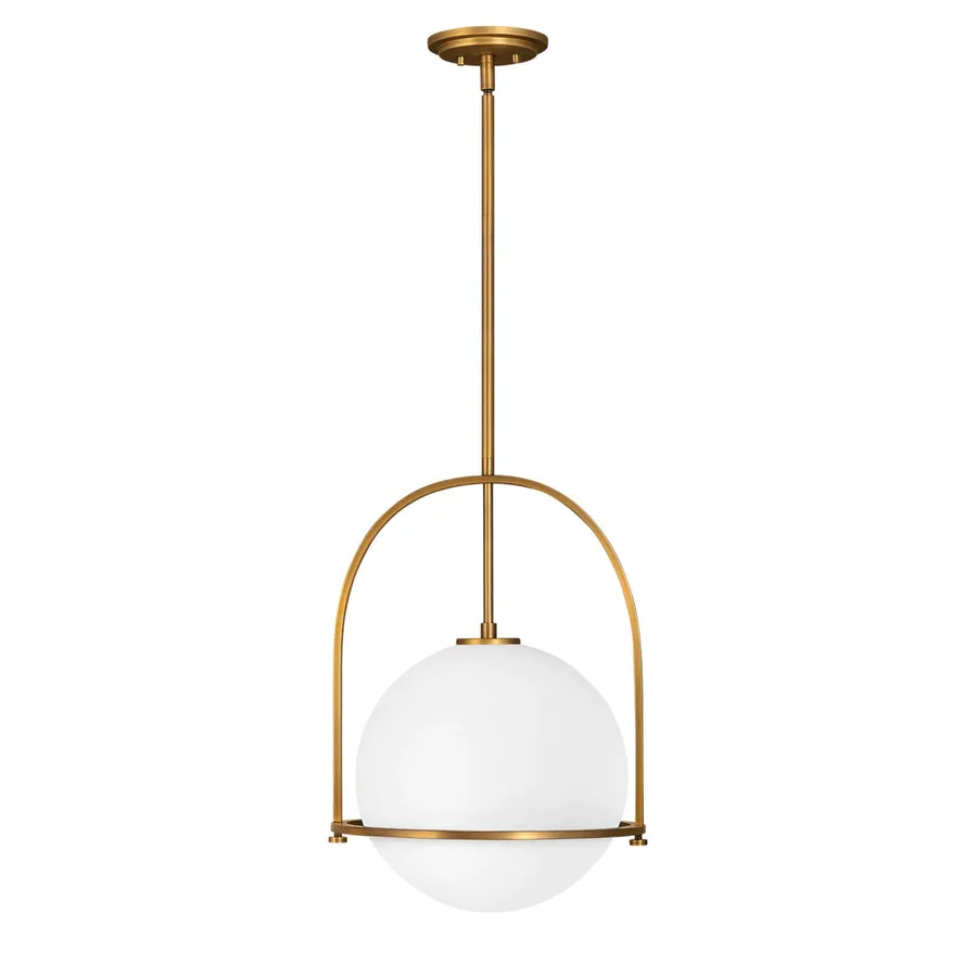 Hinkley Somerset Large Pendant Light (E27) Heritage Brass