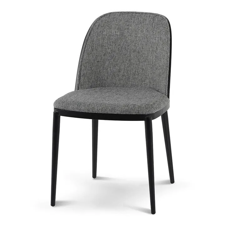 Set of 2 - Paxton Dining Chair - Lava Grey by Interior Secrets - AfterPay Available