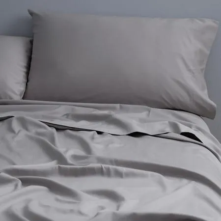 Canningvale Alessia Sheet Set - Serene Green, Double, Bamboo Cotton
