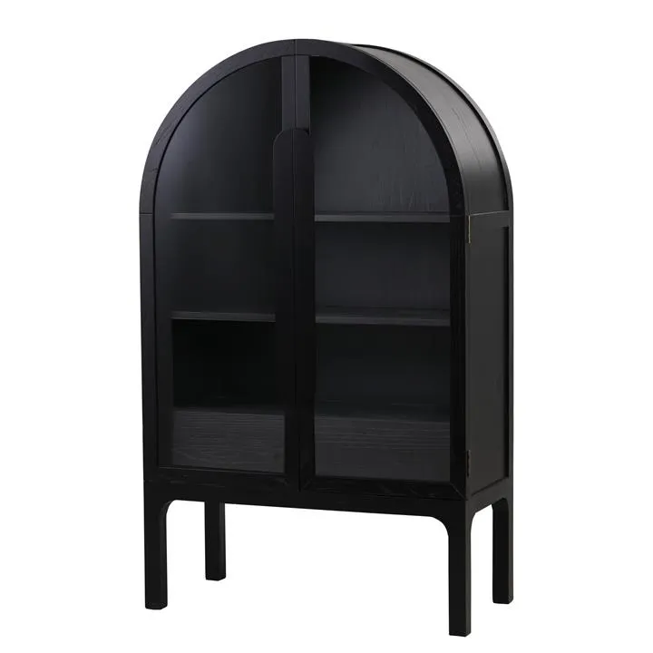 Vinter Glass Cabinet - Full Black by Interior Secrets - AfterPay Available