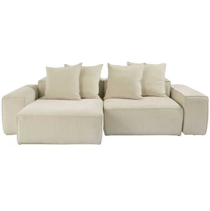 Riley Muse Flax Modular Sofa - 2 Seater Chaise