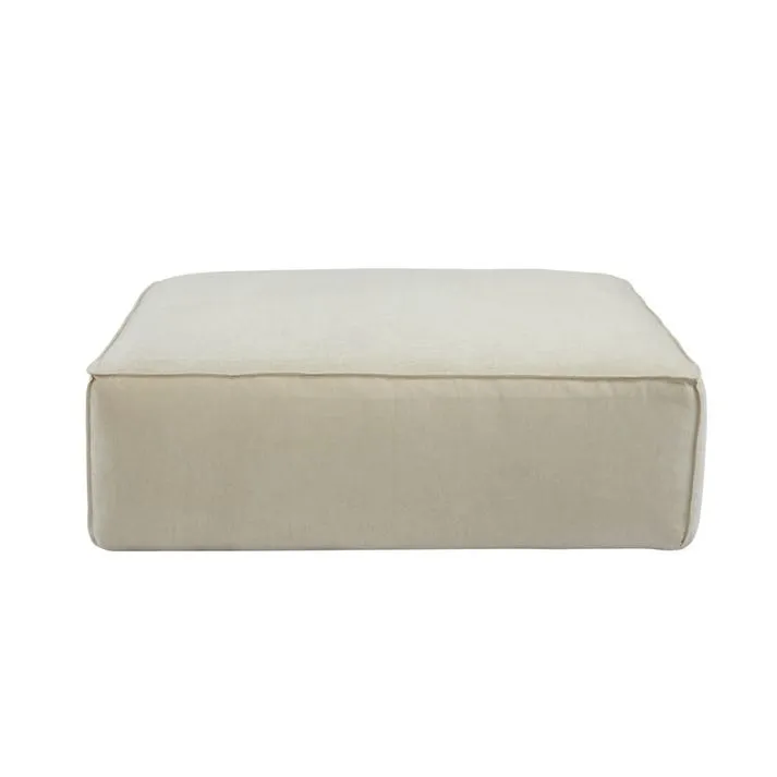 Riley Muse Flax Modular Big Ottoman