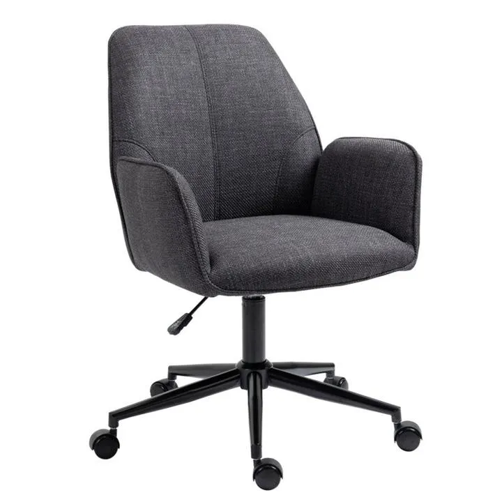 Vini Fabric Office Chair - Grey by Interior Secrets - AfterPay Available